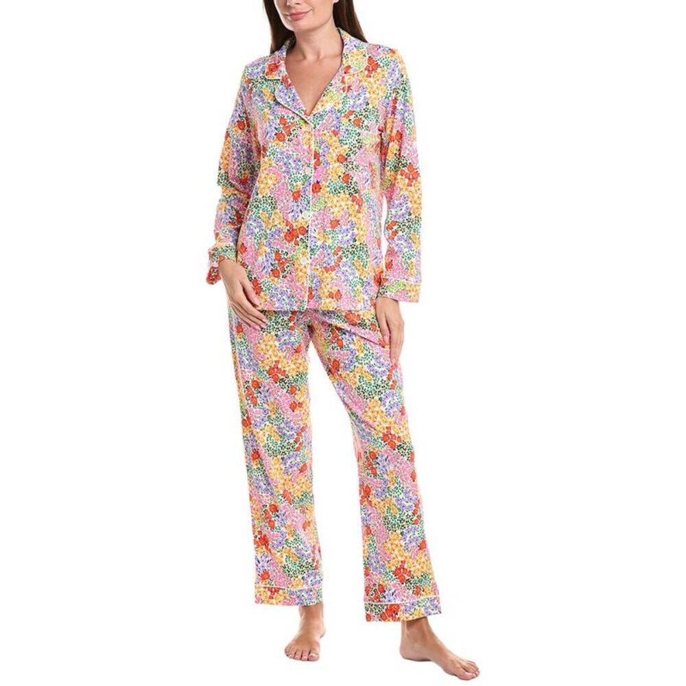 Bedhead Womens 2Pc Long Pajama Set, Purple